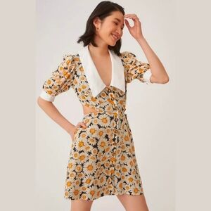 maeve mini floral dress NWOT